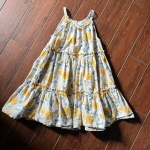 C&C California Kids Dress with Yellow Floral Pattern